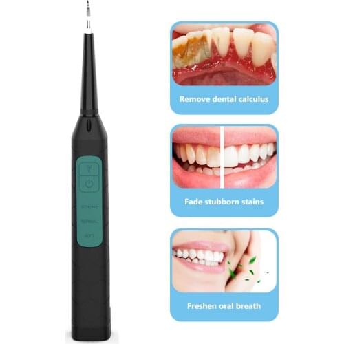 New Ultrasonic Vibration Electric Dental Scaler Tooth Calculus Remover Cleaner Tooth Stains Tartar Tool Teeth Whitening