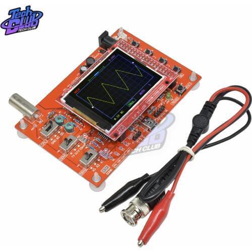 Oscilloscope Digital TFT with Probe Alligator Test Clip for Arduino ARM Detection Development Board Assembled 2.4 Inch