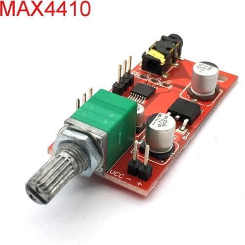 MAX4410 Headphone Amplifier Board Headset Amplifier Mini Amp For Pre-amplifier Single Battery Power