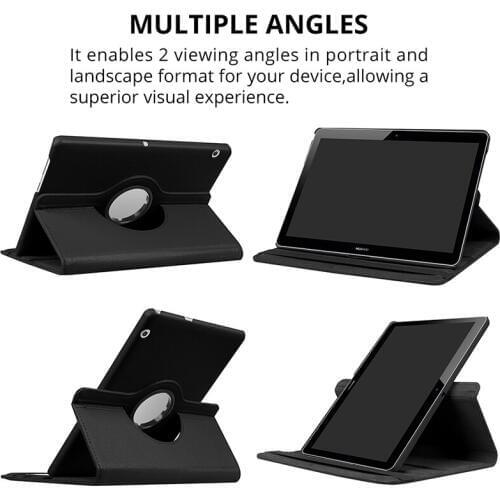 Anti-Shock 360 Rotate Stand Protective Shell Cover for Huawei MediaPad T3 9.6inch DQ-Drop