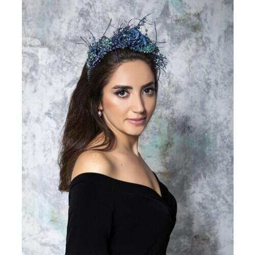 Luxury Handmade Wedding Crown Hair Jewelry Bridal Headpiece Crystal Tiaras Bride Party Crowns Wedding Hair Accessories