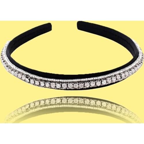 ZMS217-FG wedding rhinestone hair accessories bridal tiara headpieces silver rhinestone headband wedding hair jewelry For hair