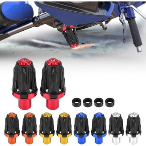1 Pair of 10mm Motorcycle Falling Protectors Exhaust Frame Slider Anti Crash Pad Protector for Kawasaki YAMAHA Honda New Arrive