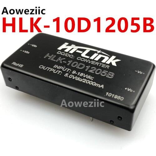 1Pcs/Lot HLK-10D1205B 9-18V Input 5V 2A output DC DC Converter Power Supply isolated Module Manufacturer