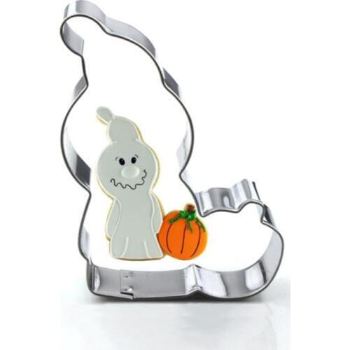 1pcs patisserie reposteria gateau Halloween Ghost Pumpkin Mold Metal Cookie Cutter Fondant Cake Decor Tool Biscuit Pastry Mould