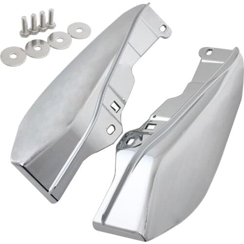 2Pcs Heat Mid-Frame Air Deflector Trim Kit for Harley Touring 09-16