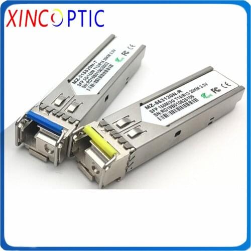3G/155M Asymmetric LC SFP+ Module,3G 1310/1550nm Bidi 3.3V 10km 20km SDI SFP Transceiver for Fiber Converter