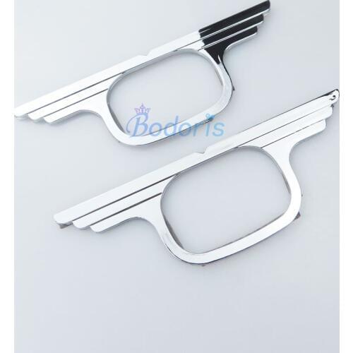 For Toyota Hilux Vigo 2005-2014 Side Lamp Cover Blinker Light Protector Panel Chrome Car Styling Accessories