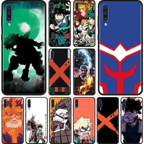 Phone Case For Samsung GalaxyA90 5G A80 A70 A70S A60 A50 A50S A40 A30 A20 A20S A10 A10S A20e A10e My Hero Bakugou MHA
