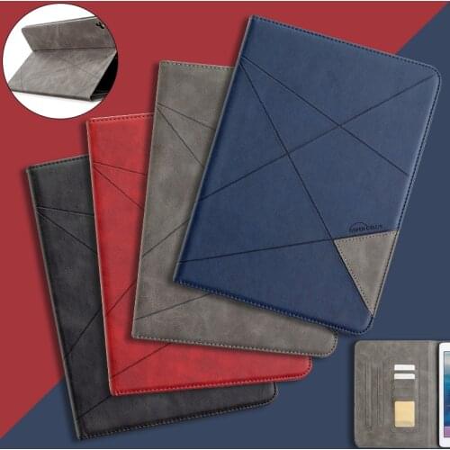 For Samsung Galaxy Tab A A6 10.1 2016 SM-T580 T580N T585 T585C Tablet Case Luxury Business Smart Stand Leather Protective Cover