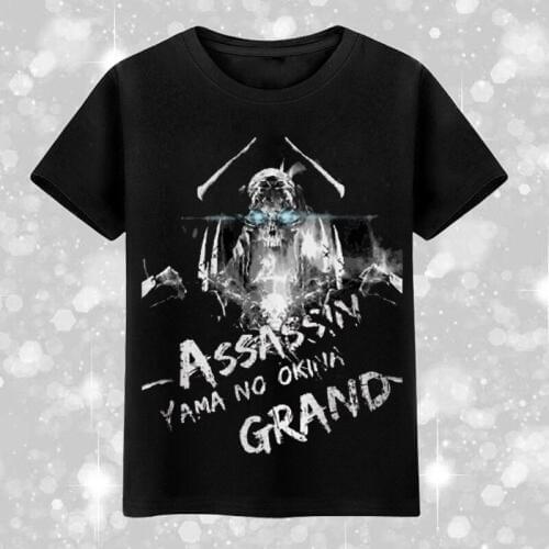 High-Q Unsiex Anime Cos Fate Grand Order FGO Yama no okina Cotton Casual T-Shirt Tee T Shirt