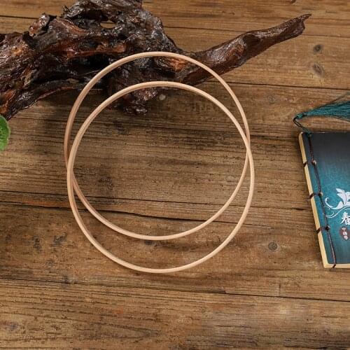 10-29CM Diameter Round Wood Bamboo Embroidery Cross Stitch Hoop Frame Sewing Tools Hanging Craft Ornament Making Accessories