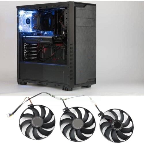Graphics Card Replacement Cooler Fan 12V 0.5A 88mm Cooling For RX Card 5700 RTX2080TI RX ROG 5700 Graphics XT STRIX 8 H8Z9