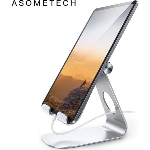 Metal Adjustable Tablet Holder For iPad Pro 11 9.7 10.5 12.9 Air Mini 4 3 2 Kindle Phone Holder Tablet Stand For Samsung Xiaomi