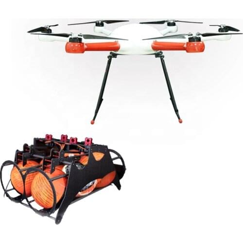 Multipurpose GAIA 160MP 45mins Flight Time Carbon Fiber 20kg Payload Fire Fighting Heavy Lift Drone UAV