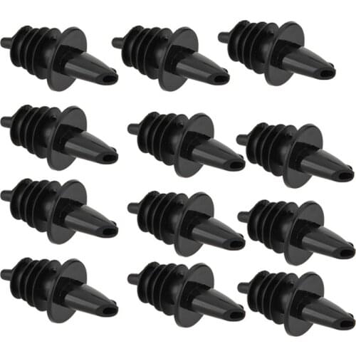 NOCM 12pcs Plastic FreeFlow Liquor Spirit Bottle Pourer Bar Wine Cocktail Drinks