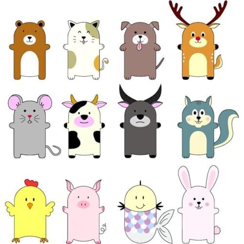 New Animals rabbit Metal cutting dies stencils For DIY Scrapbooking Album Paper Card Photo Album Decorative Craft cut die