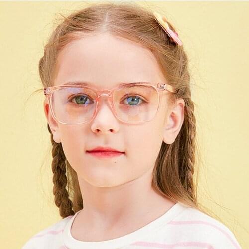 Children Optical Glasses One-piece Safe Eyeglasses Plain Mirror Anti-blue Light Goggles Eyewear Frame