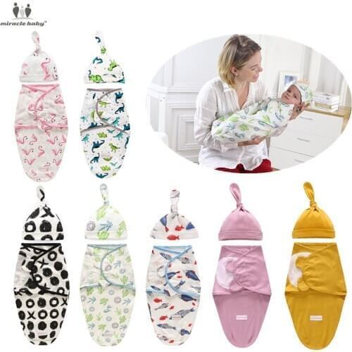 Newborn Baby Swaddling Blanket Sleepsack Sleeping Bag Neonate Babe Wrap Receiving Blanket Envelopes Toddler Boys Girls Clothes