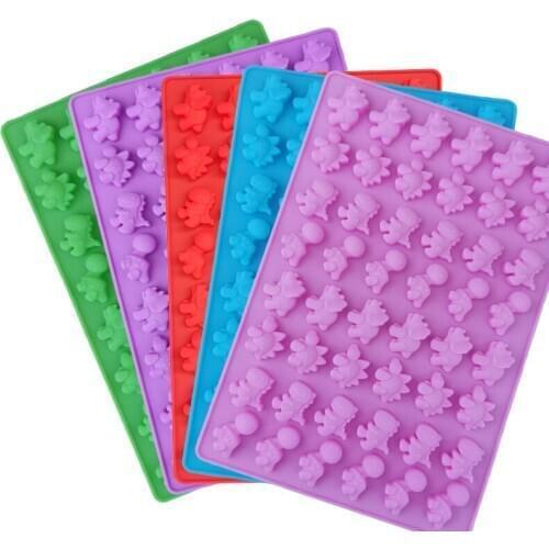 Dinosaur Cake Fondant Jelly Biscuit Mold Baking Mold Silicone Chocolate Candy Sugar Mold Cake Decorating Tools