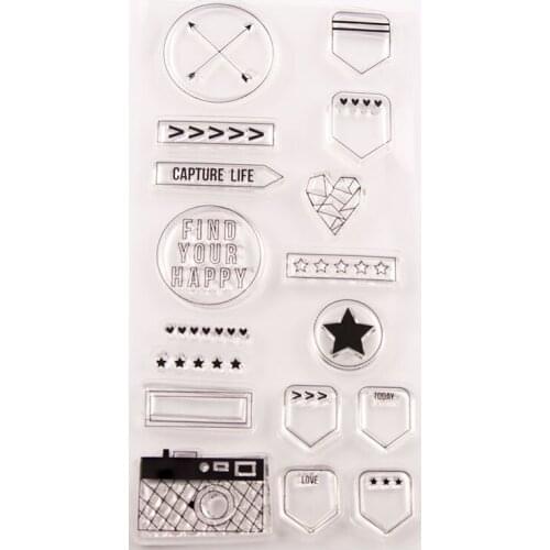 Silicone RUBBER Clear Stamps CUTTING DIES For Scrapbooking shape LETTERS DIY PAPER Album Cards MAKING EMBOSSING FOLDER MOLD