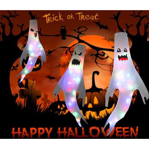 Halloween Decorations LED Luminous And non-Luminous Ghost Outdoor Indoor Courtyard Tree Garden Party Decoration