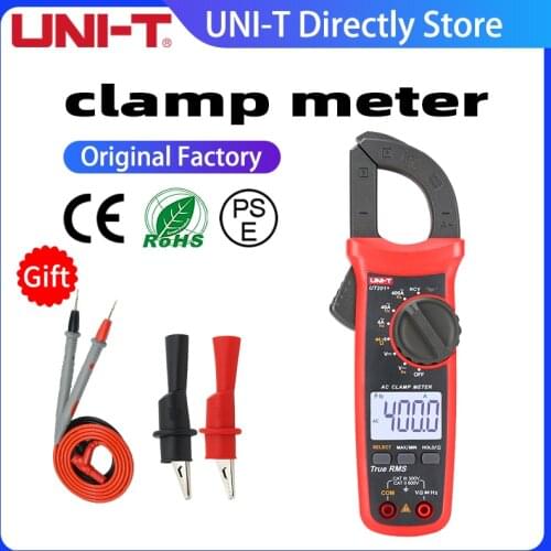UNI-T UT201 UT203 UT204 UT204A Digital Handheld Clamp Multimeter Tester Meter DMM CE AC DC Volt Amp
