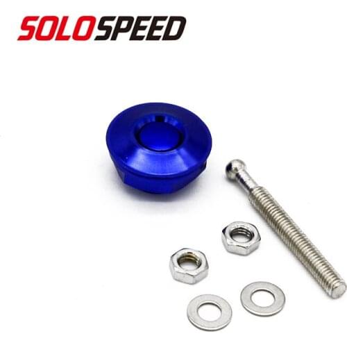 Car hood lock universal button cover pin lock clip tool quick latch