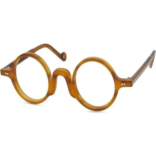 Vintage Small Glasses Acetate Frame Unisex Progressive Multi-focal Lens Optical Eyewear See Near Far Retro Reading Eyeglasses