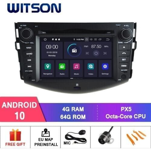 WITSON Android 10.0 IPS HD Screen for TOYOTA RAV4 2008-2011 CAR DVD RADIO 4GB RAM+64GB FLASH 8 Octa Core+DVR/WIFI+DSP+DAB+OBD