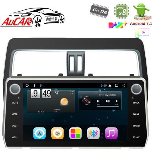 10.1" GPS Navigation system for Toyota Prado 2018 Android Car DVD Player HD 1024*600 Bluetooth GPS radio WIFI 4G Car Stereo