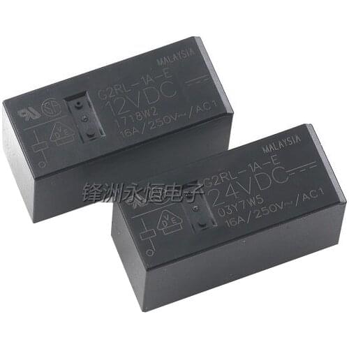 2PCS/Lot Relay G2RL-1A-E-12VDC 24VDC 16A 6PIN CN-12VDC 24VDC 16A