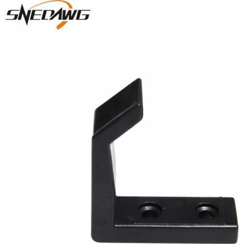 2pcs ABS Plastic Hooks White/Black Color Wall Mount Hook for Hang Coat Clothes 15kg Loading Weight Wall Hook Hanger