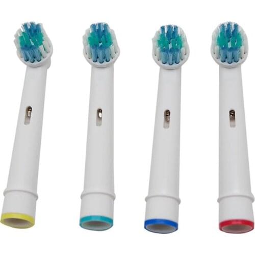 4pcs Replacement Brush Heads For Braun Replacement Oral Cleaning Plaque Removal Brush HeadsToothbrush fit for Braun