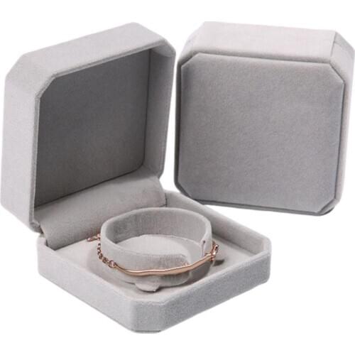 80% HOT SALES!!! Cloth Necklace Bracelet Jewelry Display Box Storage Case Organizer Packaging Gift