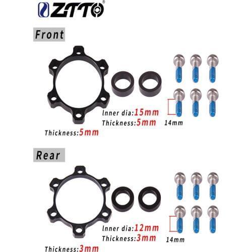 MTB XC Boost Hub Adapter Change 100x15 to 110x15 142x12 to 148x12 110 148 Boost Hub Spacer Washer 6 Bolt standard Thru Axle 15mm