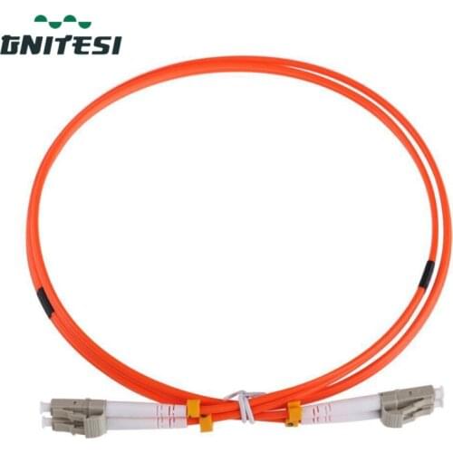 Free Shipping! 1/2/3m LC-UPC Jumper Cable Duplex Multimode LC To LC Fiber Optical Patch Cord,Telecommunications