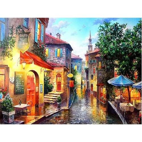Kexinzu Full Square/Round 5D Diy Diamond Painting Cross Stitch "Scenery" Diamond 3D Embroidery Mosaic Home Crafts 5