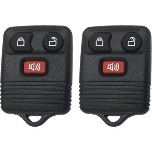 2Pcs 3 Keys Remote Car Key Fob Fit for Ford F150 1999 2000 2001 2002 2003 2004 2005 2006 2007