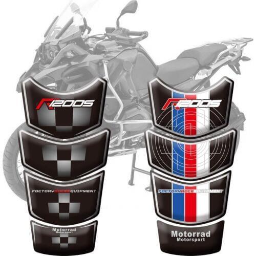 Hot sell Motorcycle Stickers Fuel Tank Sticker Fishbone Protective Decals For BMW R1200S 2006 2007 2008 2009