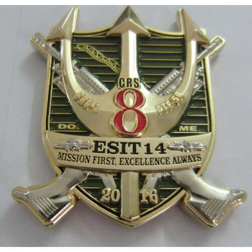 Top sales direct factory custom high quality metal military challenge coin