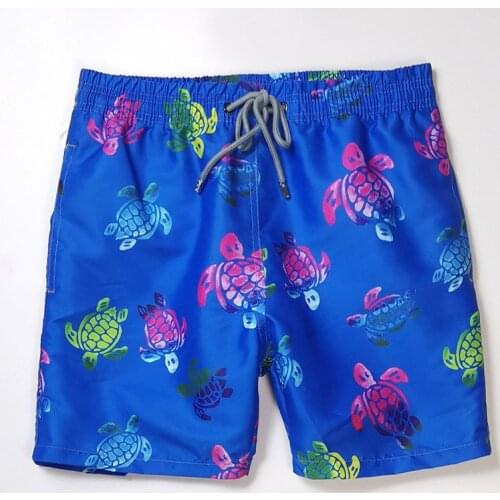 Vilebre MEN SWIMWEAR HERRINGBONES TURTLES Newest Summer Casual Shorts Men Fashion Style Mens Shorts bermuda beach Shorts quin026