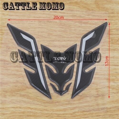 Carbon Fiber Fuel Gas Cap Pad Motorcycle Sticker Decal For Yamaha YZF R1 R6 R6S FZ1 FZ400 FZS600 VJ700 FJR FZ1 XJ6 TDM 900 R6S