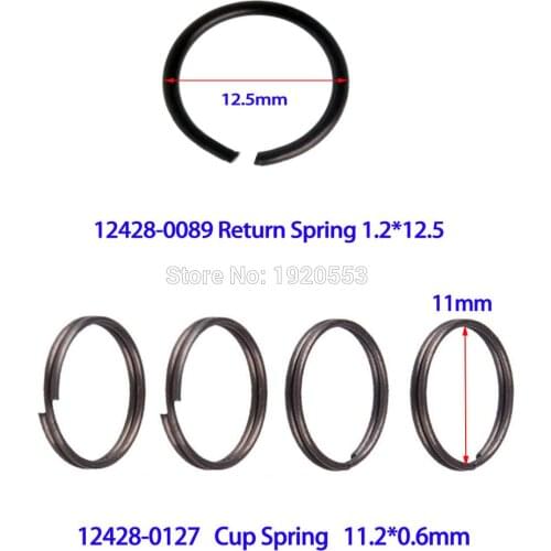Original Metal 12428-0089 Return Spring 1.2x12.5mm / 0127 Cup Spring 11.2x0.6mm Parts For WLtoys 12423 12428 1/12 RC Car