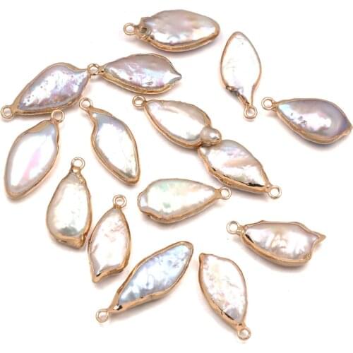 Natural Freshwater Pearl Pendants Water drop shape Charms Pendants For jewelry making DIY Accessories Fit Necklaces size12x28mm