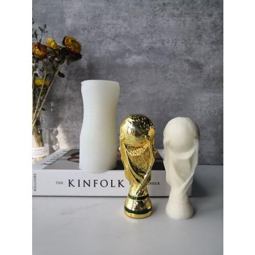 World Cup Candle Epoxy Silicone Mold for DIY Handmade Aromatherapy Candle Ornaments Handicrafts Soap Mold Hand Gift Making