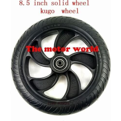 No free shipping 8.5 inch solid Rear Wheel with axle For KUGOO S1 S2 S3 Folding Electric Scooter spare part