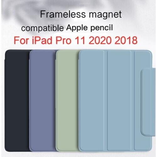 Smart Case For iPad Pro 11 inch 2020 2018 Slim Lightweight Smart Shell Stand Cover,Strong Magnetic Adsorption for iPad pro 11