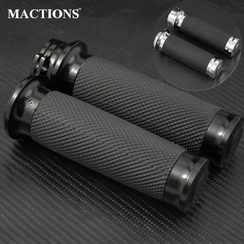 Universal 1"25mm Hand Grips Motorcycle Handle Bar Handlebar For Harley Touring Sportster 883 1200 XR Dyna Softail VRSC Custom