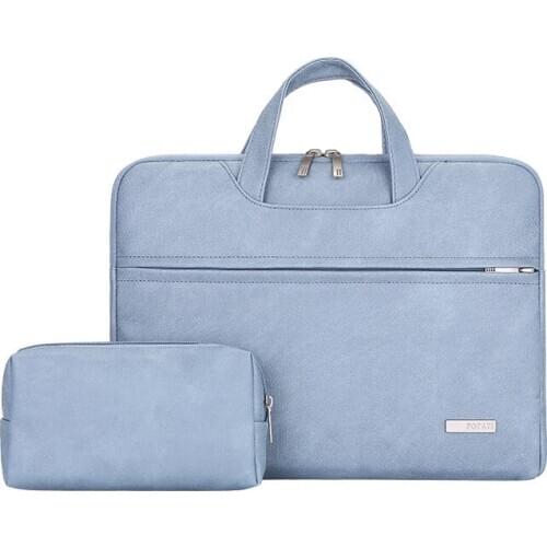 Waterproof PU leather Laptop bag for Women 13.3 14 15 15.4 15.6 inch Laptop sleeve case for Men 2018